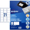 Avery Waterproof Labels 959427 Content: 105 Labels / 5 Sheets