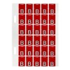 B Top Tab Colour Coding Labels 44402