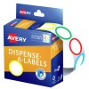 Multi Coloured Rings Dispenser Dot Stickers 937373