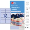 Sky Blue Coloured Labels 393210 Content: 160 Labels / 10 Sheets