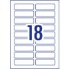Avery No-Iron Fabric Labels 40720 45 x 13 mm