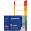 Polypropylene ReadyIndex Dividers, 1-6 Tabs 920146