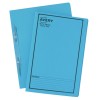 Blue Spiral Spring Action File with Black Print 85204