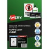 White Heavy Duty Labels 959162
