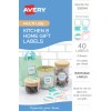 Kitchen & Home Gift Labels 39044