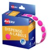 Fluoro Pink Dispenser Dot Stickers 937370