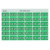 Jun Side Tab Coding Labels 43406