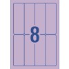 Lavender Purple Coloured Labels 393000 94 x 32 mm