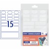 Avery No-Iron Fabric Labels 40700 Content: 45 Labels / 3 Sheets