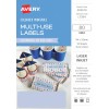 Sky Blue Coloured Labels 393010