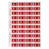 A Side Tab Colour Coding Labels 44501