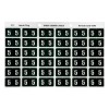 5 Side Tab Colour Coding Labels 43345