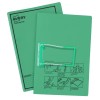 Green Tubeclip File with Black Print 88432