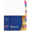 Write & Erase Dividers, 10 Tabs 85601