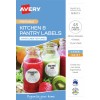 Kitchen & Pantry Labels AE9013