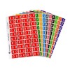 Numeric Side Tab Colour Coding Labels Kit 44539