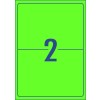 Fluoro Green High Visibility Shipping Labels 959408 199.6 x 143.5 mm