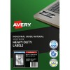 Silver Heavy Duty Labels 959202