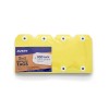 2in1 Perforated Tags Yellow, 100 Pack 19001