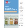 Kitchen & Pantry Labels AE9009