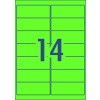 Fluoro Green High Visibility Shipping Labels 35937 99.1 x 38.1 mm