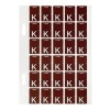 K Top Tab Colour Coding Labels 44411