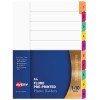 Pre-printed Dividers, 1-10 Tabs 85723