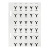 Y Top Tab Colour Coding Labels 44425