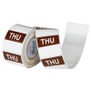 Thursday Day Labels, 40 x 40mm 937339