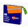 4 Side Tab Colour Coding Labels 43244
