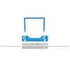 Blue Tubeclip Fastener 3 Piece Set 44009B
