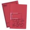 Red Tubeclip File with Black Print 84412