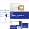 General Use Labels 938209 Content: 1400 Labels / 100 Sheets