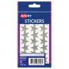 Silver Star Stickers 932354