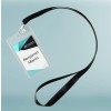 The image shows a name badge on a black lanyard. The badge displays the name 'Benjamin Martin' and is associated with a national conference.