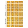 M Side Tab Colour Coding Labels 44513