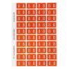 8 Side Tab Colour Coding Labels 44536