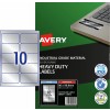 Silver Heavy Duty Labels 959203 Content: 200 Labels / 20 Sheets