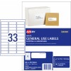 General Use Labels 938200 Content: 3300 Labels / 100 Sheets