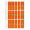 3 Top Tab Colour Coding Labels 44203