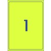 Fluoro Yellow High Visibility Shipping Labels 35999 199.6 x 289.1 mm