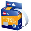 White Rectangle Dispenser Stickers 937305