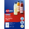 Durable Rectangle Labels 980054