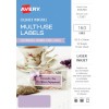 Lavender Purple Coloured Labels 393200