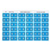 H Side Tab Colour Coding Labels 43308