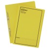 Yellow Spiral Spring Action File with Black Print 85404