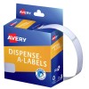 White Rectangle Dispenser Stickers 937212