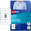 Fabric Name Badge Labels 959171 Content: 120 Labels / 15 Sheets