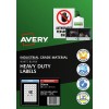White Heavy Duty Labels 959198