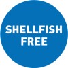 'Shellfish Free' Allergy Label 937399 Ø 24 mm